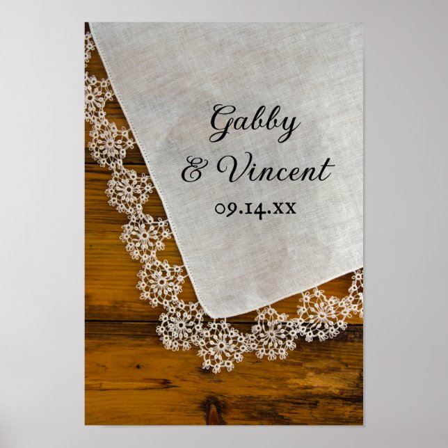Affiche Country Lace Barn Mariage (Devant)