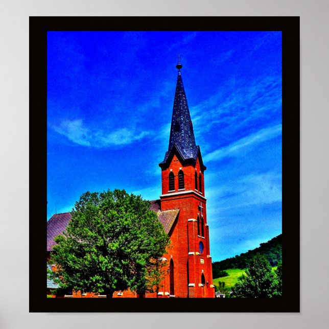 Affiche Countryside Church (Devant)