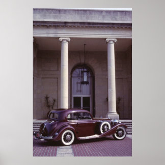 Affiche Coupe classique Mercedes Benz 540K
