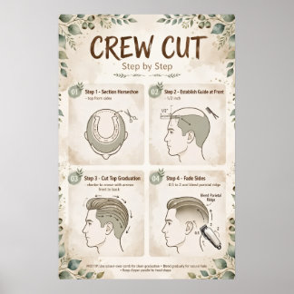 Affiche Coupe Crew étape par étape