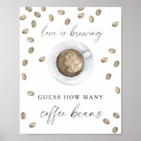 Coupe de café douche nuptiale Combien de grains de