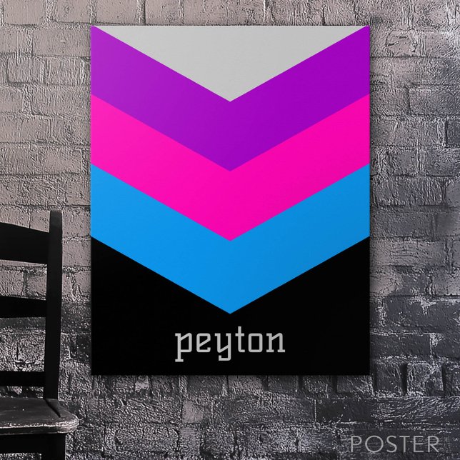 Affiche Coupe de coupe-vent vintage Couleur de fléchettes  (Custom Poster)