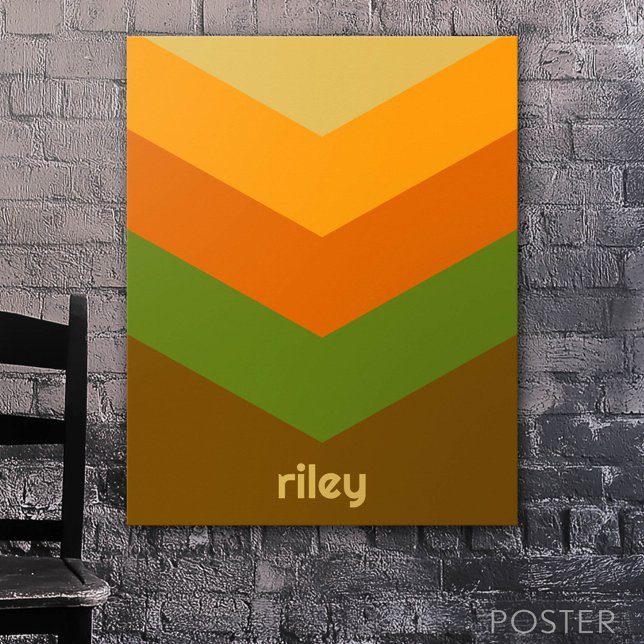 Affiche Coupe de coupe-vent vintage Couleur de fléchettes  (Custom Poster)