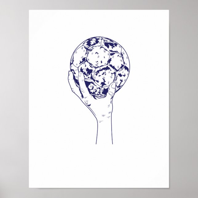 Affiche Coupe de handball (Devant)