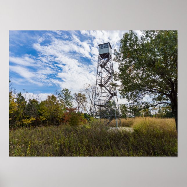 Affiche Coupe de tour d'incendie (Devant)