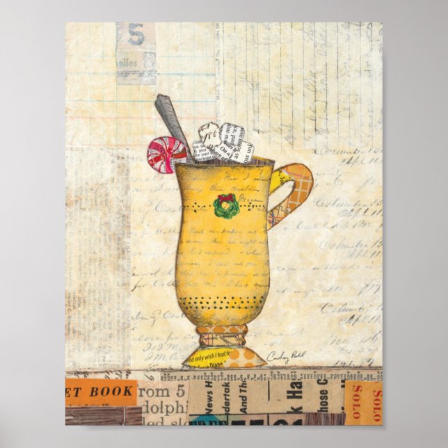 Affiche Coupe de vacances jaune (Devant)