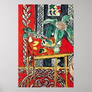 Affiche Coupe des fleurs et du café