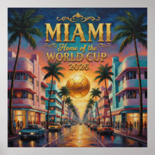 Affiche Coupe du Monde 2026 Boulevard du Crépuscule Footba