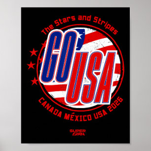 Affiche Coupe du Monde des Supporters de Football Usa 2026
