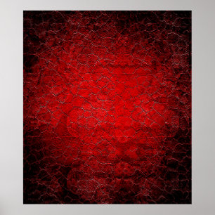 Affiche Coupe noire de la texture rouge
