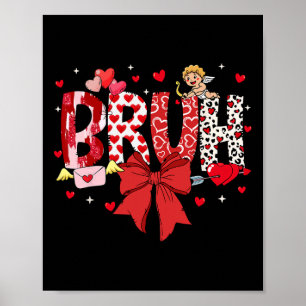 Affiche Coupe Saint-Valentin Cupidon Mème Coquette Arc Frè