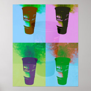 Affiche Coupes d'art pop