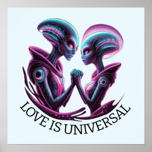 Affiche Couple Alien