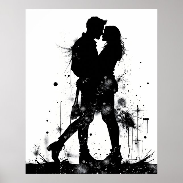 Affiche Couple amoureux (Devant)