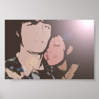 Affiche Couple amoureux