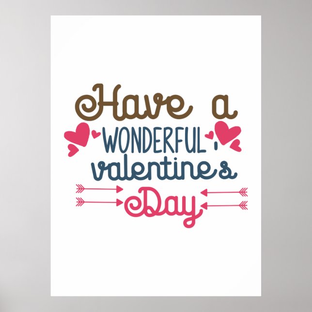 Affiche Couple Art ont une merveilleuse Saint Valentin (Devant)