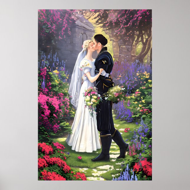 Affiche Couple dans le parc-56476 (Devant)