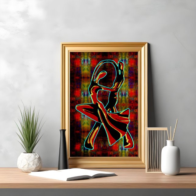 Affiche Couple dansant (Créateur téléchargé)