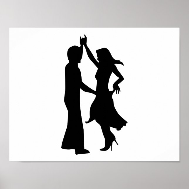 Affiche Couple de danse standard (Devant)