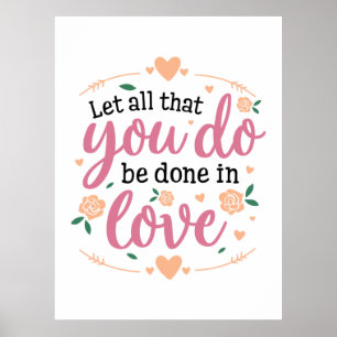 Affiche Couple Gift Let's All That You Do