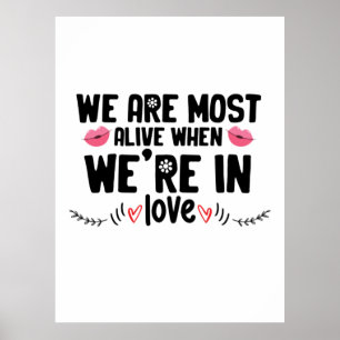 Affiche Couple Gift We Are In Love