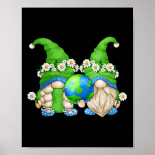 Affiche Couple Hippie Fleur Mignonne Daisy Pour Maman Et P