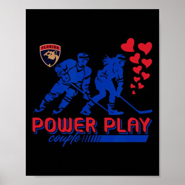 Affiche Couple Power Play de la Saint-Valentin des Panther (Devant)