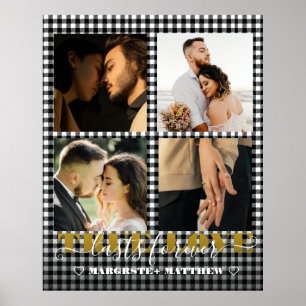 Affiche Couple romantique Amour véritable 4 Photo & Citati