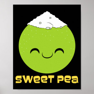 Affiche Couple Sweet Pea Performance de relation mignonne
