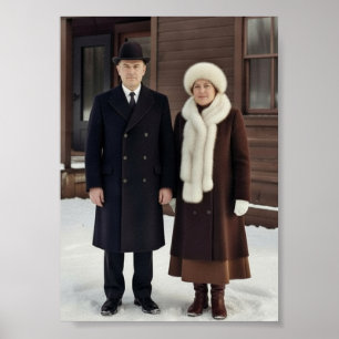 Affiche Couple Vintage