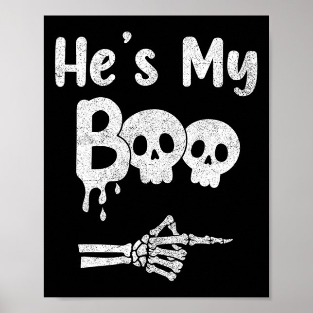Affiche Couples amusants Costumes d'Halloween correspondan (Devant)