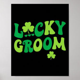 Affiche Couples de mariées Lucky Groom jumelées St Mariage