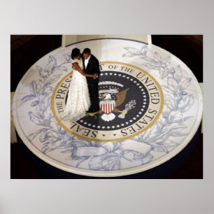 Affiche COUPLES du Président Obama FIRST, PREMIÈRE DANSE