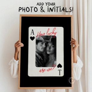 Affiche Couples Poker Jouer Carte Quelle chance avons-nous