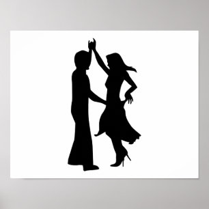 Affiche Couples standard de danse