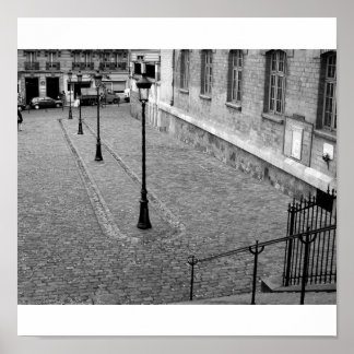 Affiche Cour de Montmartre