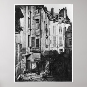 Affiche Cour de Rohan, Paris, 1858-78