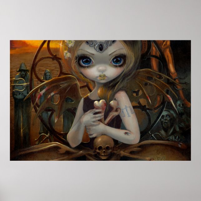 Affiche Cour Unseelie : Famine par Jasmine Becket-Griffith (Devant)