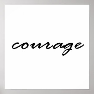 Affiche Courage