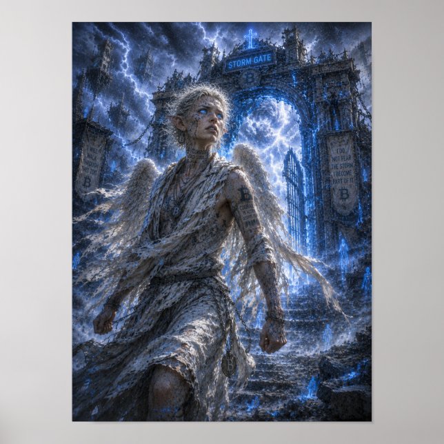 Affiche Courage / Ange / Porte de la tempête (Devant)