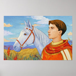 Affiche Courage et Compassion : Saint Martin de Tours