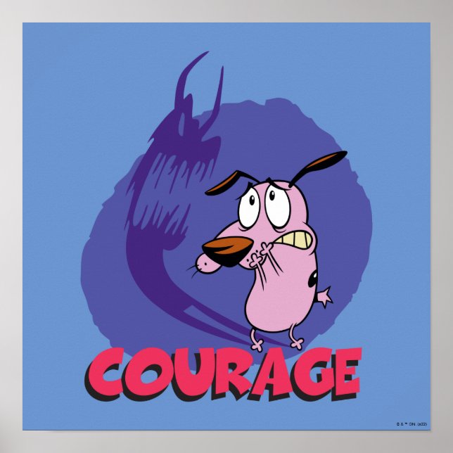 Affiche Courage the Cowardly Dog | Shadow Graphic (Devant)