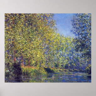 Affiche Courbe de l'Epte près de Giverny par Claude Monet