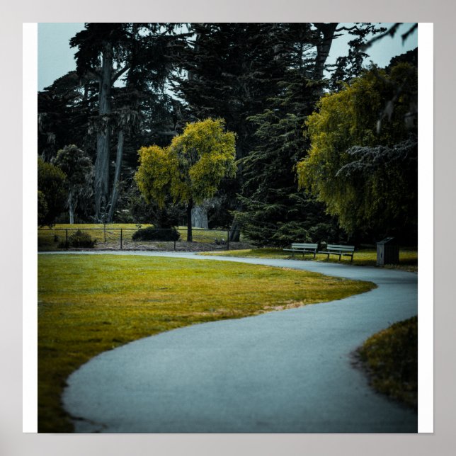 Affiche Courbe de parc (Devant)