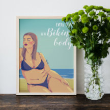 Courbe d'été femme Bikini