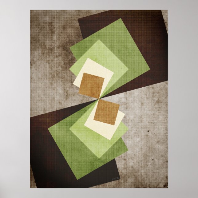 Affiche Courbe d'un Carré (Devant)