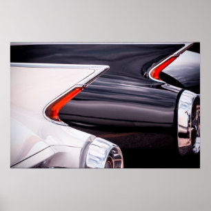 Affiche Courbes 1960 de Cadillac