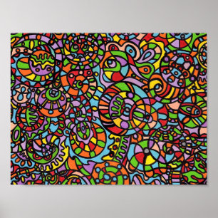 Affiche Courbes et sphères