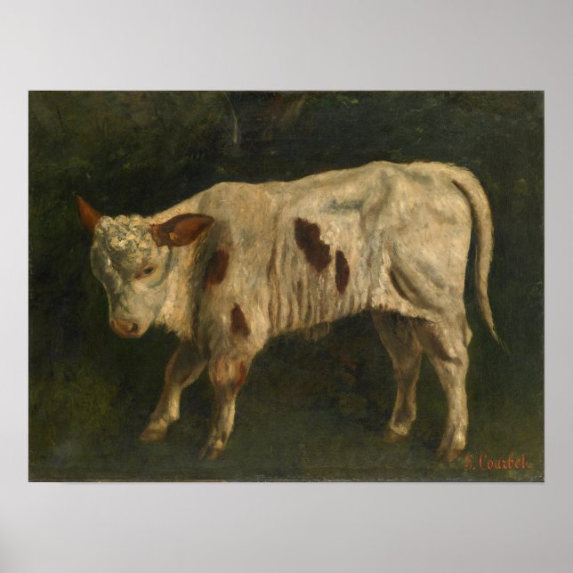 Affiche Courbet - Le Calf (Devant)