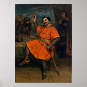 Affiche Courbet - Louis Gueymard en tant que Robert Le Dia